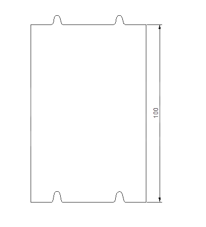 Dämmflex 100, double
2350 x 70 x 100 mm
