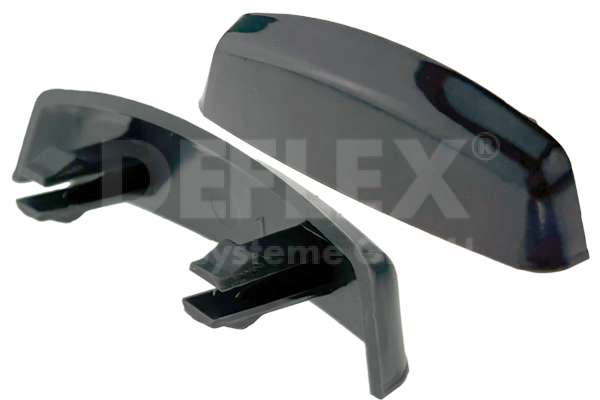 Wasserschlitzkappe WSK30-7021 Schwarzgrau