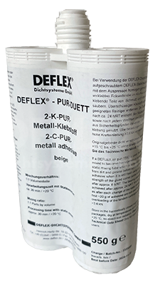 Klebstoff PUR-Duett, Beige, klein