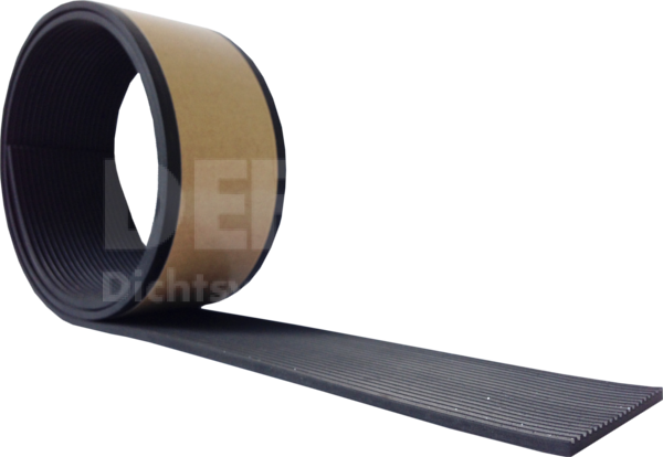 finely ribbed mat 50 x 3 mm, EPDM