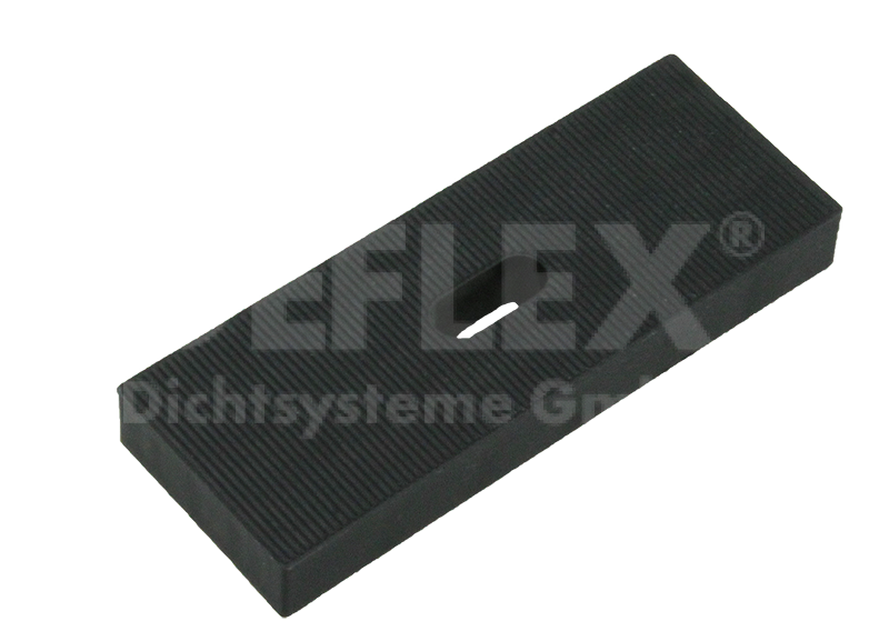 Montageklotz mit Loch 80x30x10mm