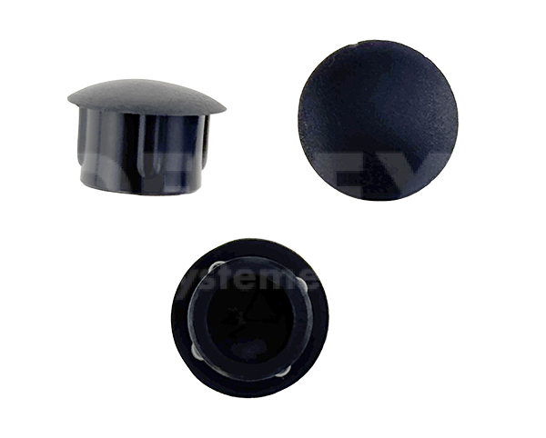 Abdeckkappe für Zargenprofil 218168
D = 10 mm Schwarz