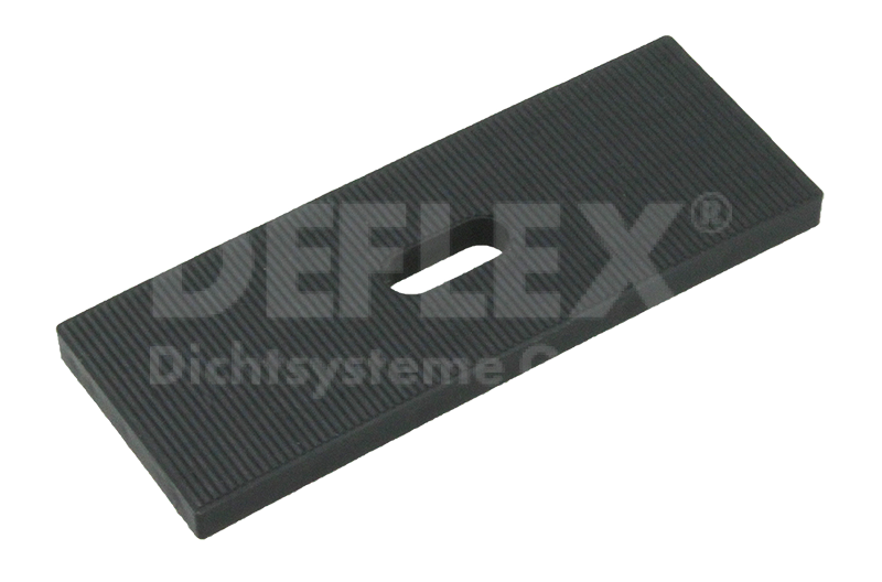 Montageklotz mit Loch 80x30x5mm