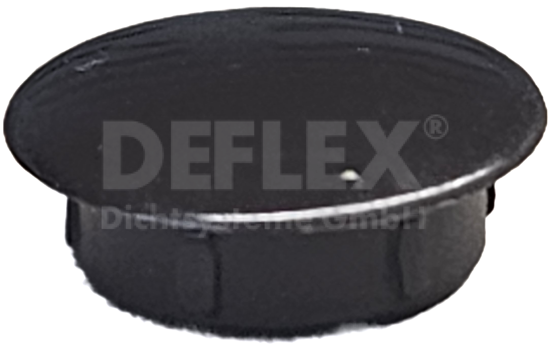 Abdeckkappe, D =10mm Dunkelbraun