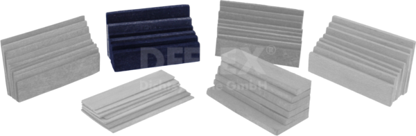 glazing wood 100x24x6 mm