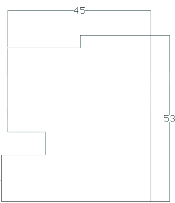 Dämmflex 10 Grau,
Profil 1000 x 53 x 47 mm alternativ zu 284800