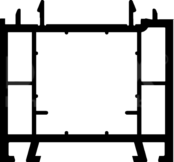 Blendrahmenverbreiterung 5600 60x50mm