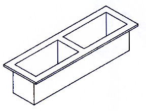 Assembly aid 7003 for lateral fastening of the
guide rail