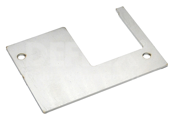 Base plate for wall rail in the reveal