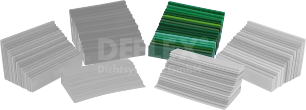 glazing block 100x24x5 mm