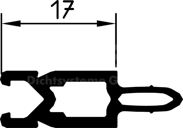 isolation profile 1517 17 mm