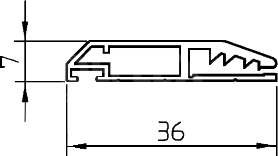 Rahmenprofil ASSEL 2057-5 EV1