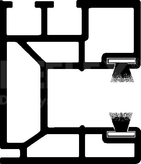 shutters guide rail 1960/B2