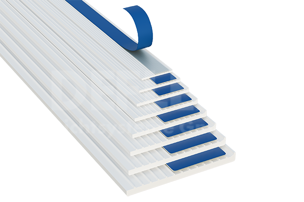 Deckleiste 3025 30x2,5 mm sk Schaum, 1-nasig