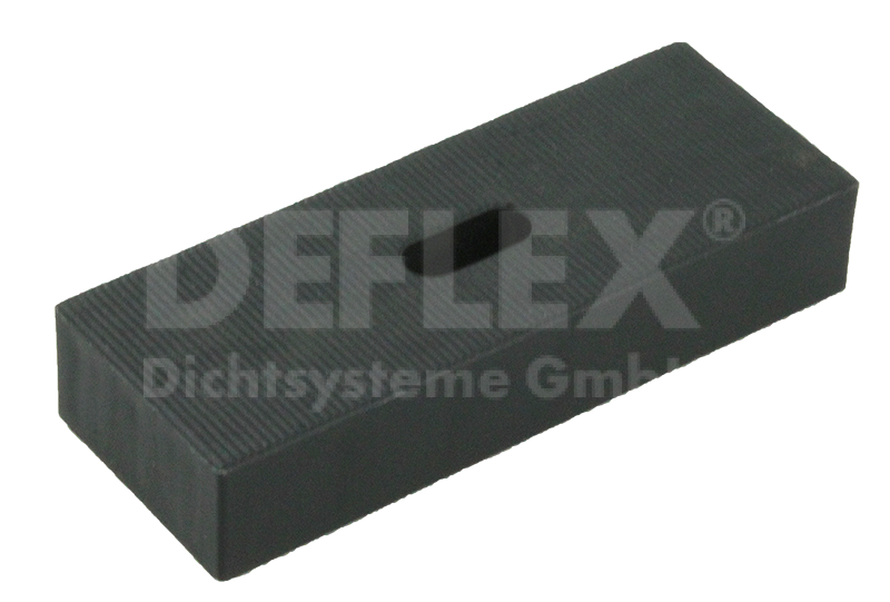 Montageklotz mit Loch 80x30x15mm