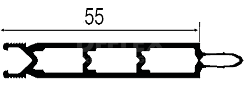 isolation profile 6562 55 mm